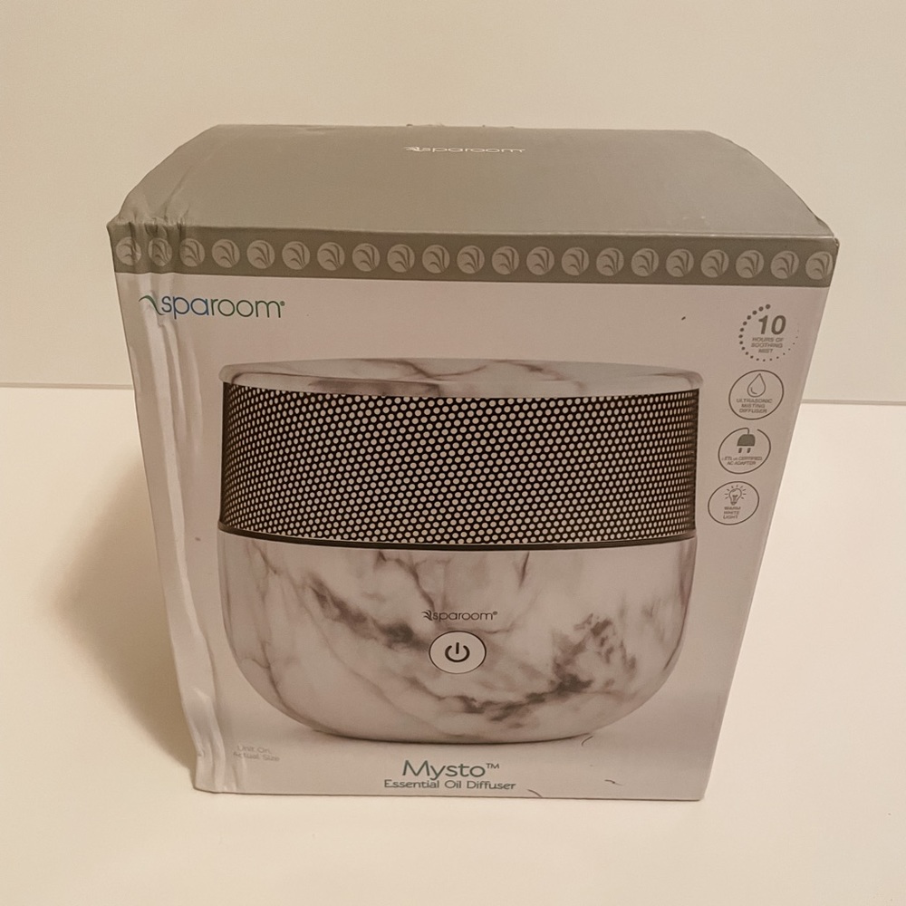 NWT SpaRoom Ultrasonic Essential Oil Diffuser